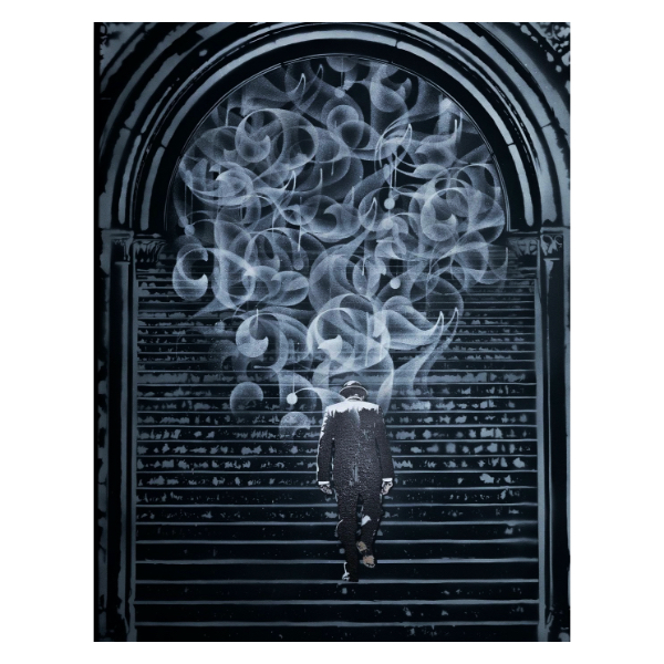 Nick Walker 「THE DEPARTURE」 シルクスクリーン 80×53cm