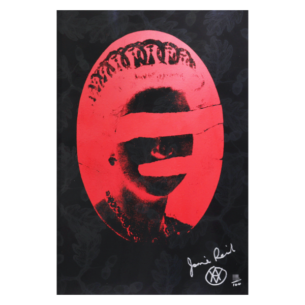 Jamie Reid 「BLACK QUEEN IN RED」 シルクスクリーン 59×40.5cm