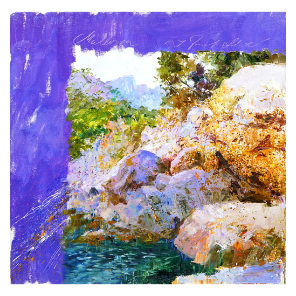 トレンツ・リャド 「マヨルカ(スペイン)」 油彩画 73×73cm