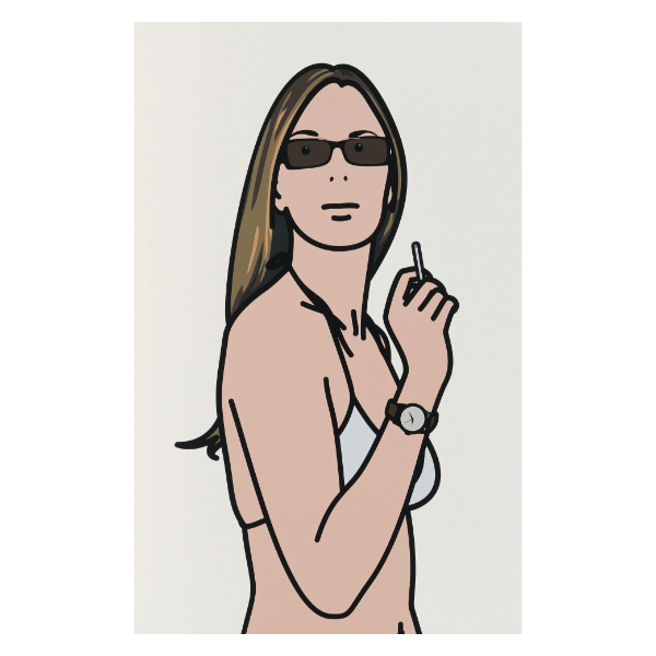 banks「Because I’m worthless(red)」
                                     シルクスクリーン 50×35cm